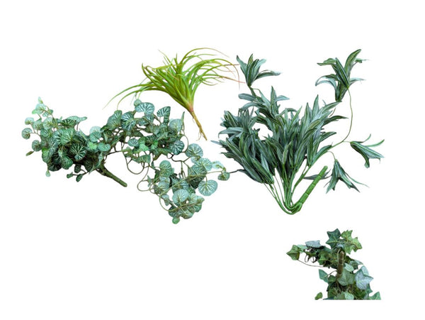 Artificial floral bundles and greenery lots