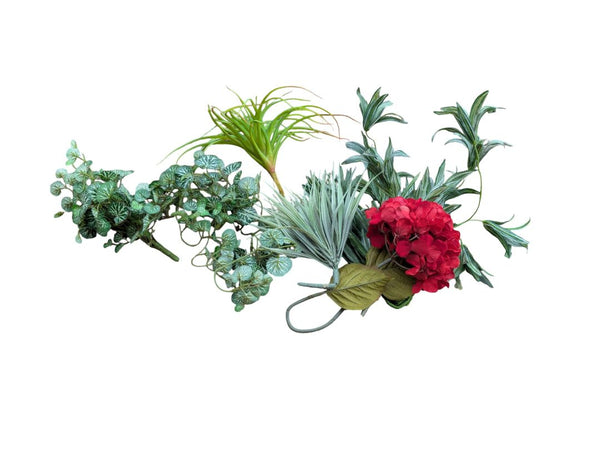 Artificial floral bundles and greenery lots