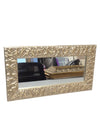 Decorative Wall Mirror with Gilt Cherub Frame