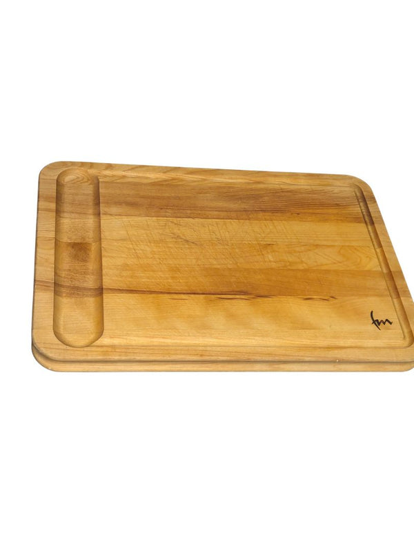 Large Reversible Solid Wood Cutting Board