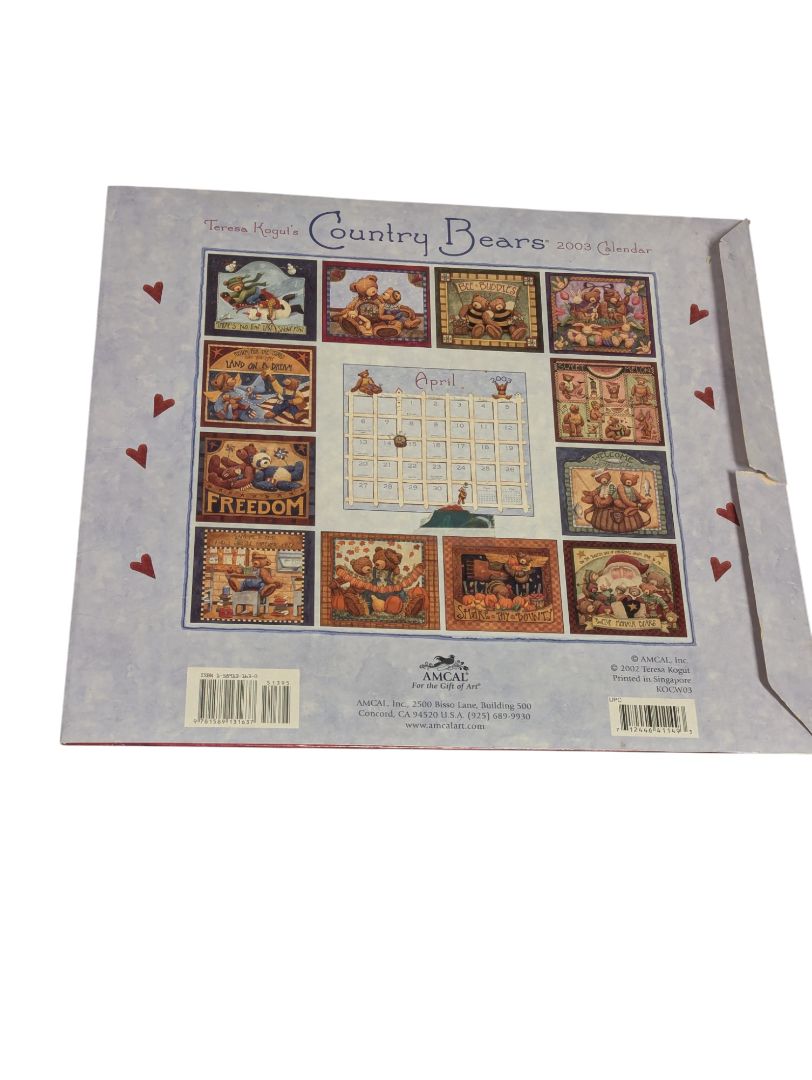 Teresa Kogut’s Country Bears 2003 Calendar – Wall Calendar