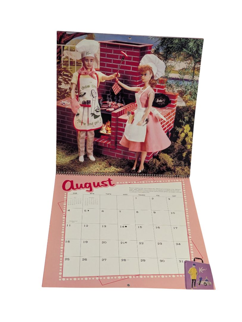 Vintage Barbie Wall Calendar / Hallmark-Style Collectible (Mattel / Hallmark Edition)