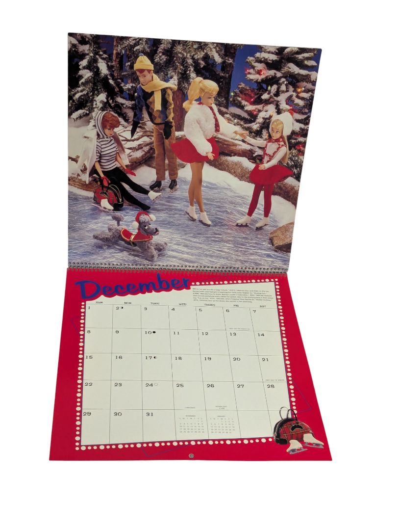 Vintage Barbie Wall Calendar / Hallmark-Style Collectible (Mattel / Hallmark Edition)