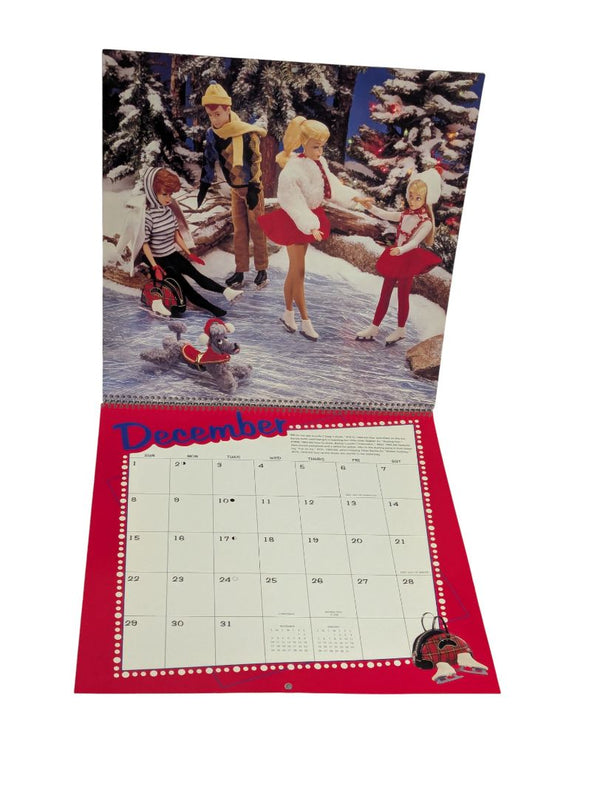 Vintage Barbie Wall Calendar / Hallmark-Style Collectible (Mattel / Hallmark Edition)