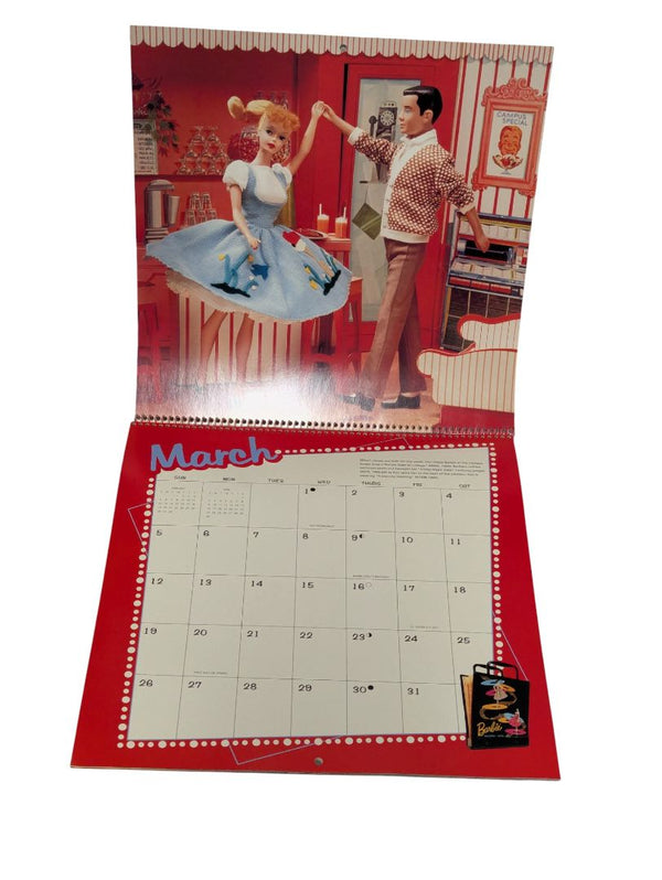 Vintage 1995 Hallmark Barbie Calendar
