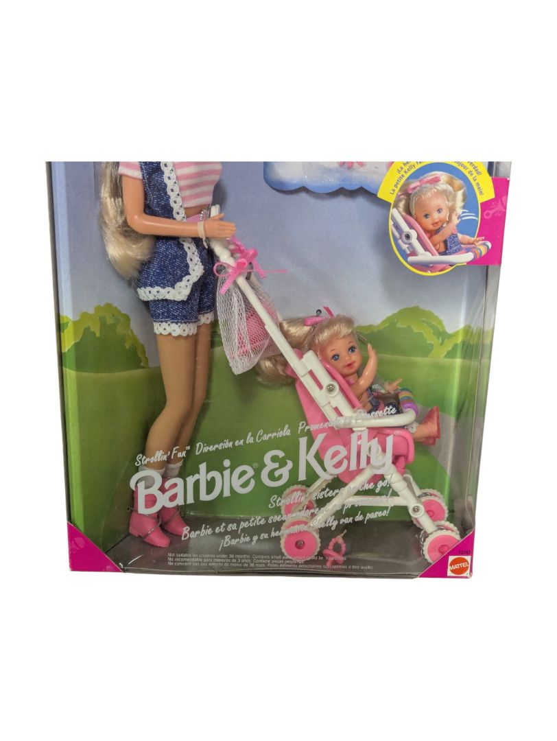 Barbie & Kelly “Strollin’ Fun” Playset – Mattel 1994 – New in Box