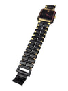 Seiko Quartz Dress Watch – Black & Gold Two-Tone