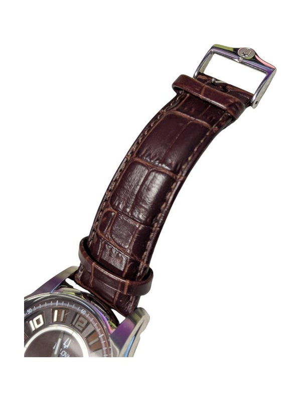 Bulova Precisionist Watch – Brown Dial with Leather Strap