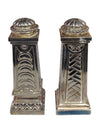 Vintage Silver-Plated Column Salt & Pepper Shakers – E.P. Zinc