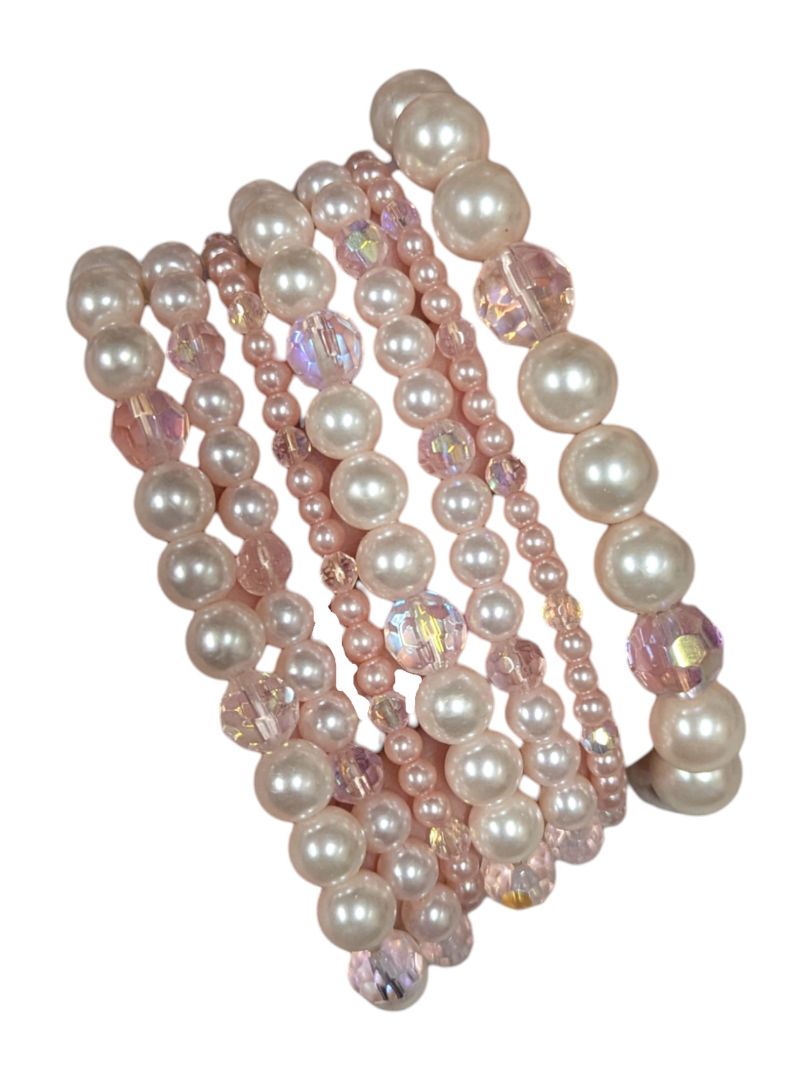 Lot of Mixed Costume Bracelets – Beads, Pearls & Charms