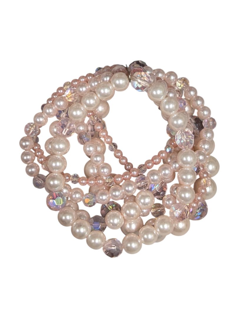 Lot of Mixed Costume Bracelets – Beads, Pearls & Charms