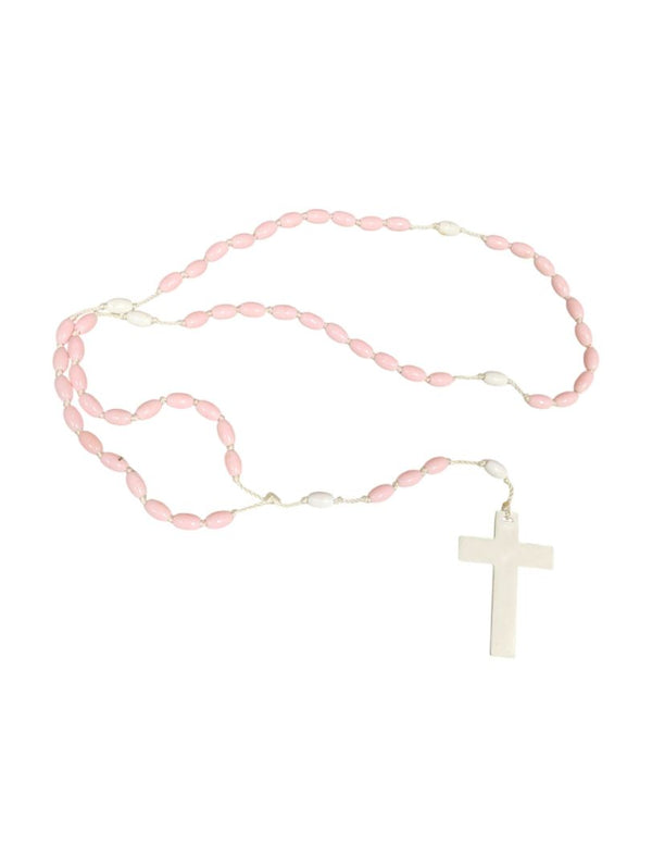 Lot of 5 Mixed Costume Necklaces – Beaded, Rosary & Statement Styles