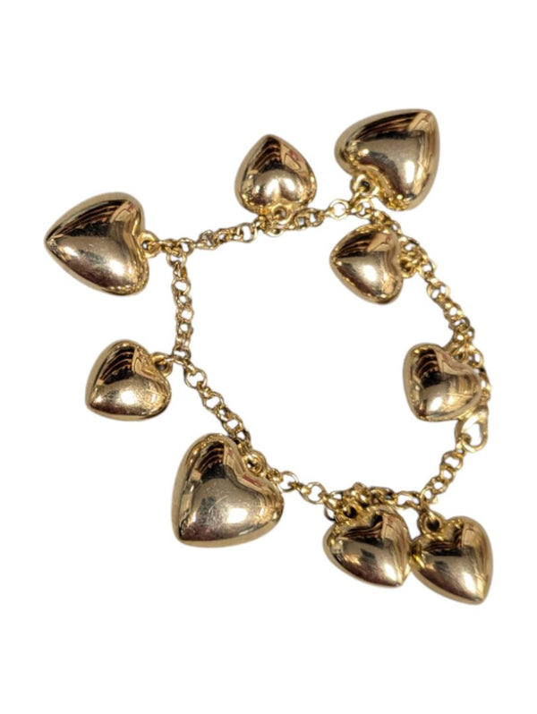 Lot of 5 Costume Bracelets – Mixed Wood, Glass & Charm Styles