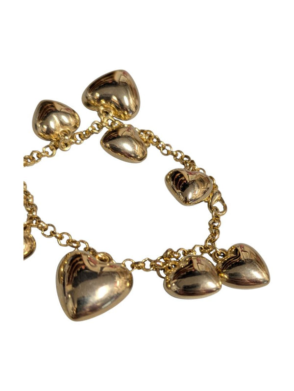 Lot of 5 Costume Bracelets – Mixed Wood, Glass & Charm Styles