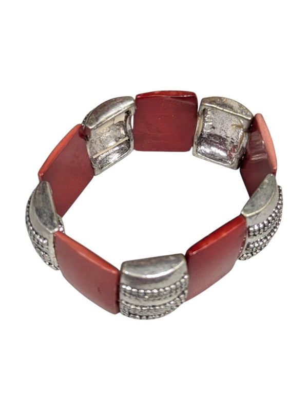 Lot of 5 Costume Bracelets – Mixed Bangles, Beads & Charms