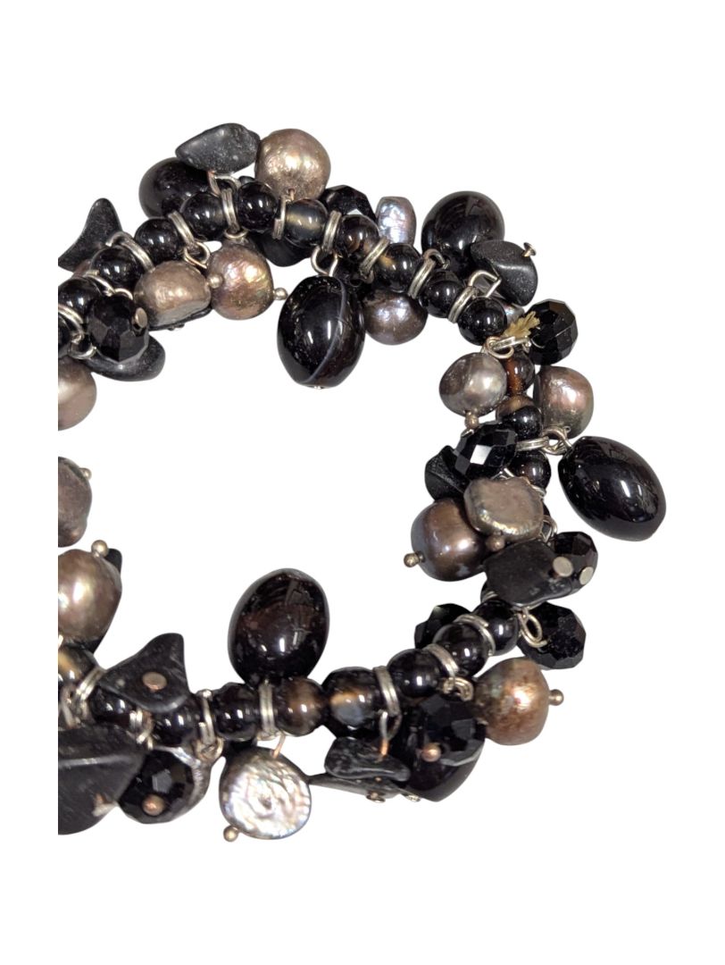 Lot of 5 Costume Bracelets – Mixed Beads & Bangles