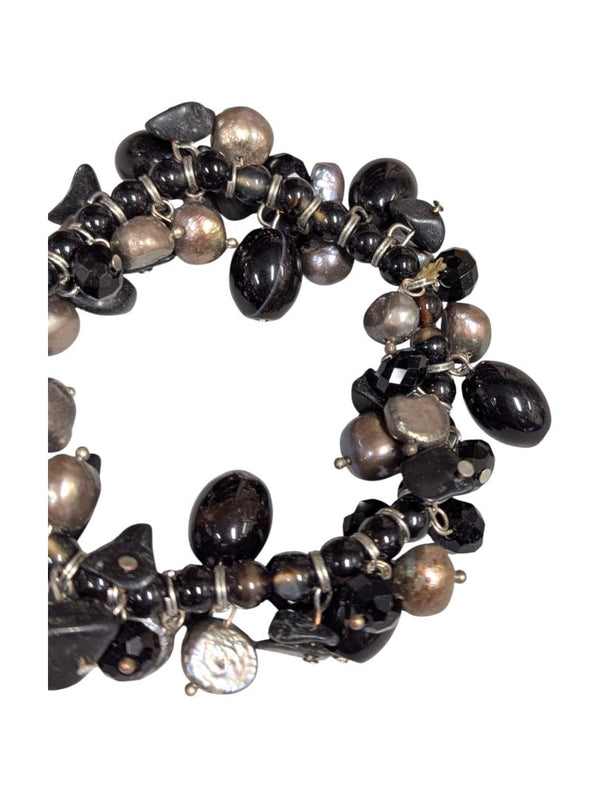 Lot of 5 Costume Bracelets – Mixed Beads & Bangles