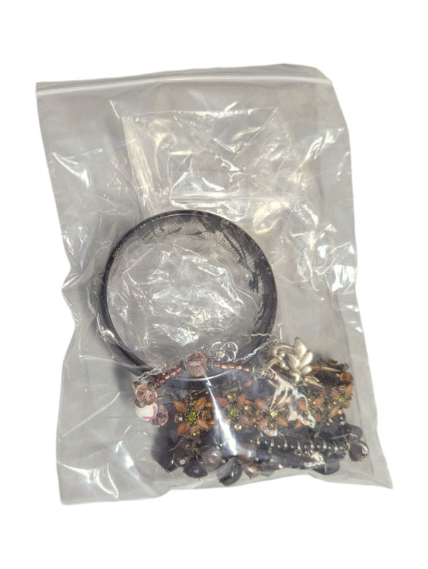 Lot of 5 Costume Bracelets – Mixed Beads & Bangles