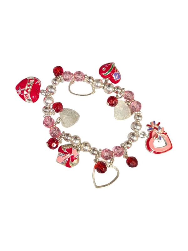 Lot of 5 Costume Bracelets – Charms, Beads & Bangles