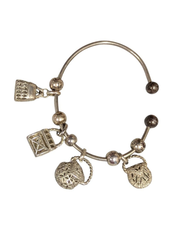 Lot of 5 Costume Bracelets – Charms, Beads & Bangles