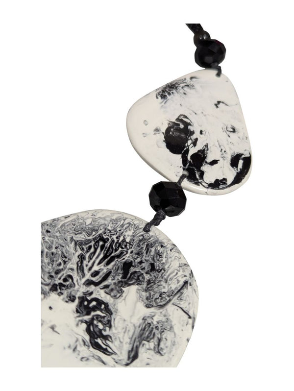 Lot of 5 Statement Necklaces – Abstract, Resin & Inlay Designs