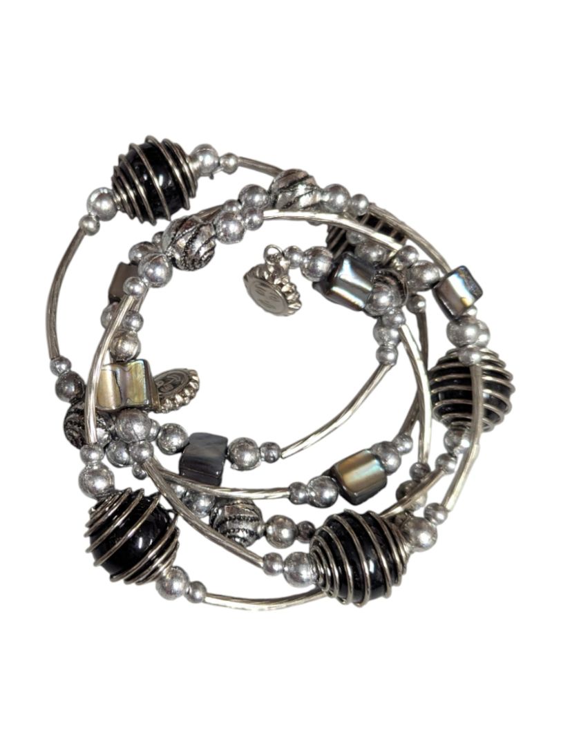 Lot of 5 Necklaces & 1 Bracelet – Mixed Gemstone, Rosary & Fashion Jewelry