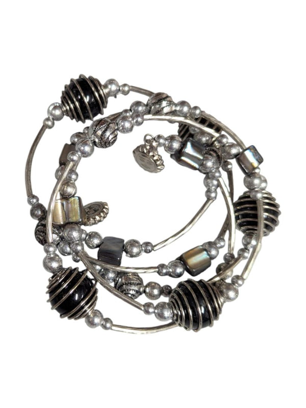 Lot of 5 Necklaces & 1 Bracelet – Mixed Gemstone, Rosary & Fashion Jewelry