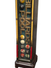 Vintage freestanding billiards advertising display
