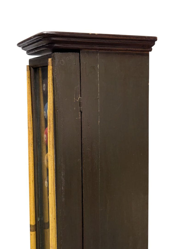 Vintage freestanding billiards advertising display