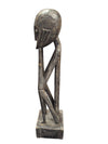 Large Hand-Carved African Tribal Wooden Sculpture