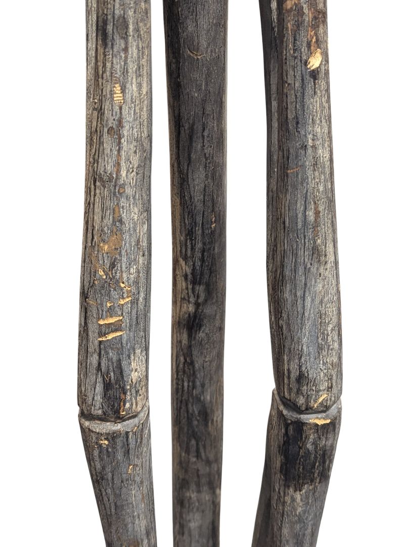 Large Hand-Carved African Tribal Wooden Sculpture