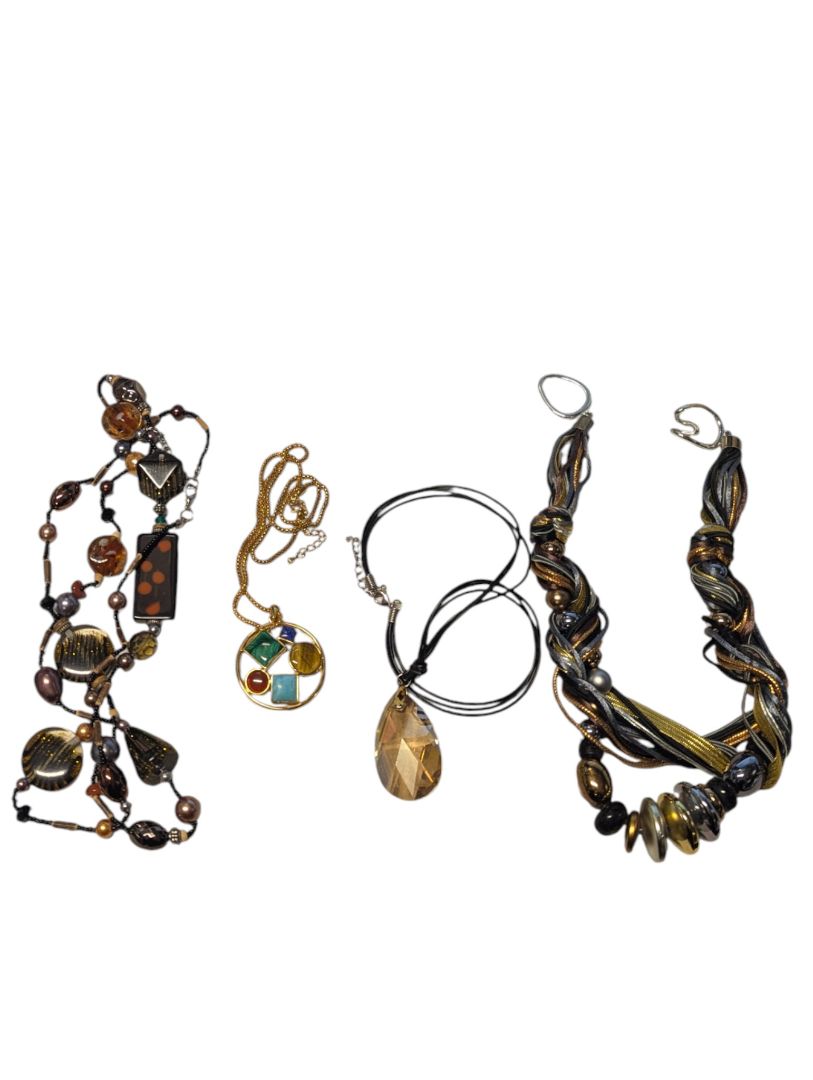 Lot of 5 Modern Costume Necklaces