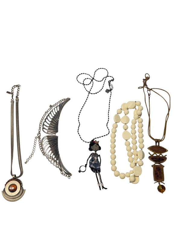 Lot of 5 Costume Necklaces