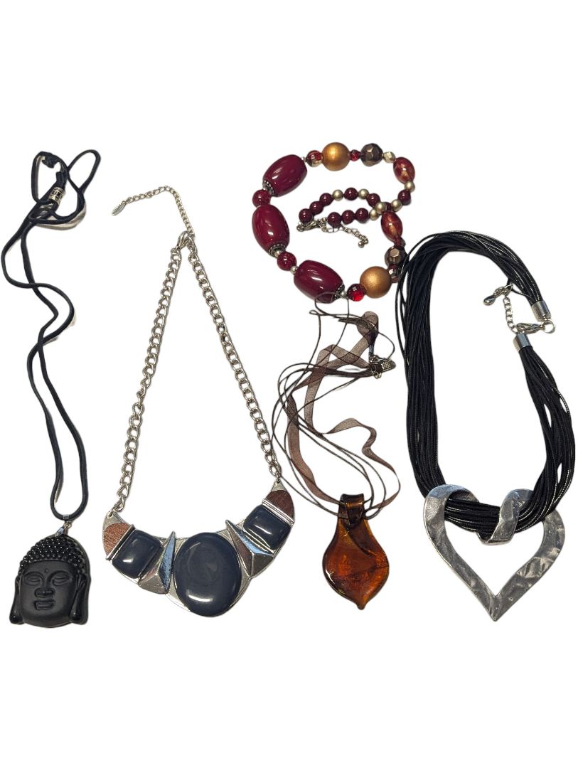 Lot of 5 Costume Necklaces