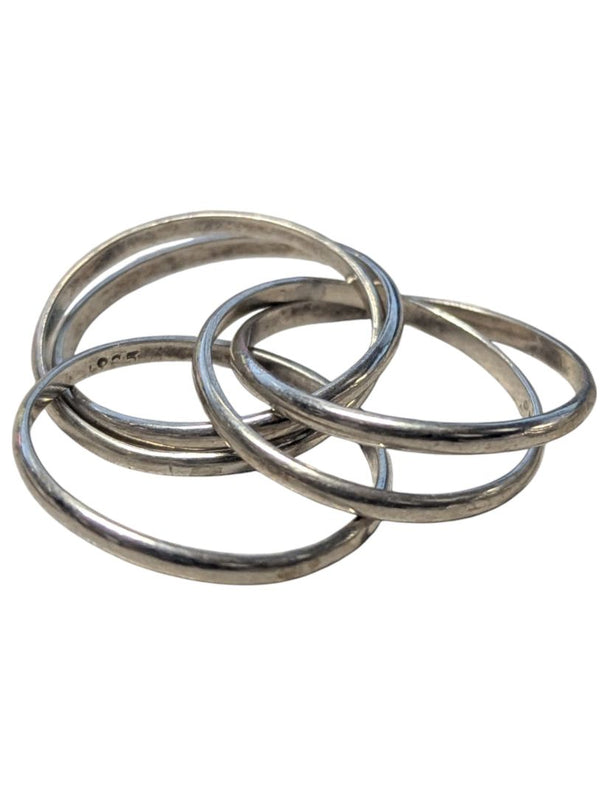 Lot of 5 Sterling Silver Artisan Rings