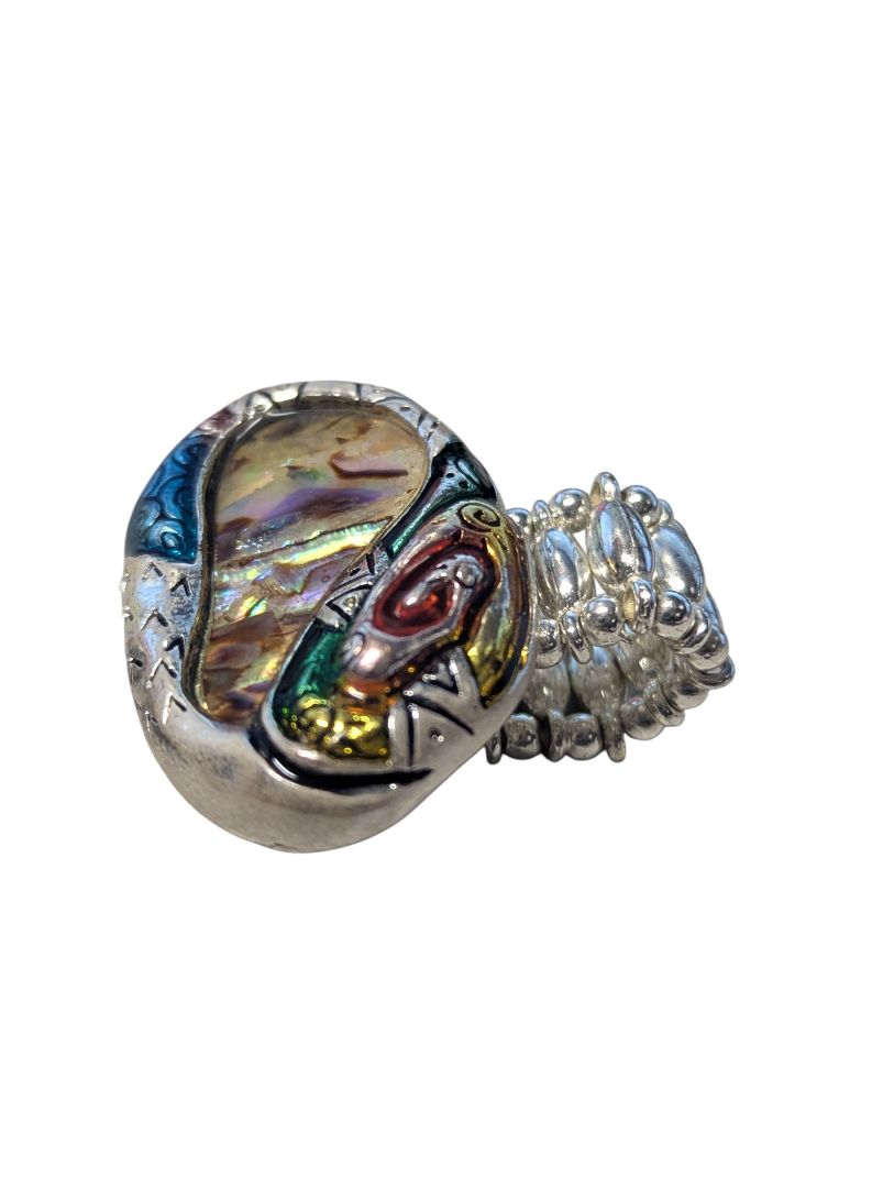 Lot of 5 Sterling Silver Artisan Rings