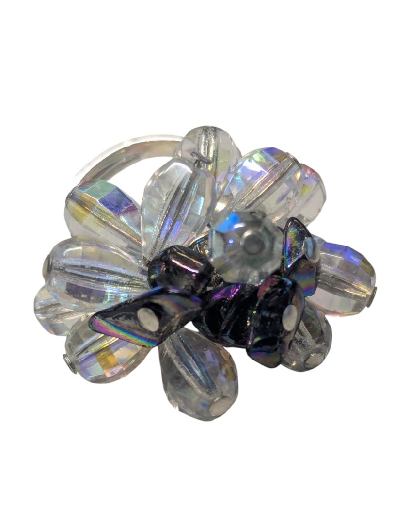 Lot of 5 Statement Rings – Costume & Sterling Silver