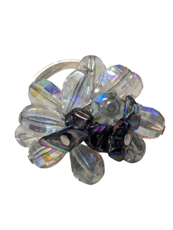 Lot of 5 Statement Rings – Costume & Sterling Silver