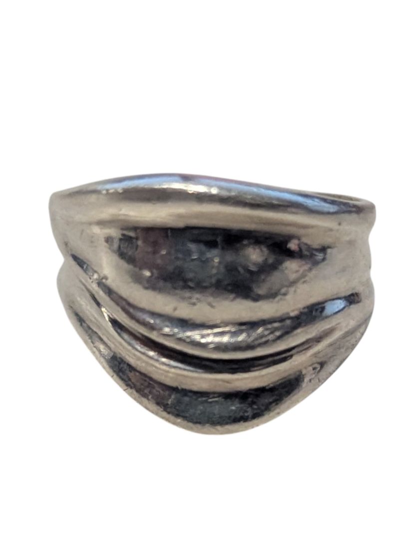 Lot of 5 Sterling Silver & Costume Rings