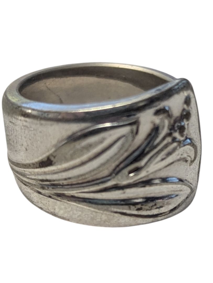 Lot of 5 Sterling Silver & Costume Rings