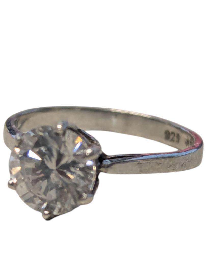 Lot of 5 Sterling Silver & Costume Rings