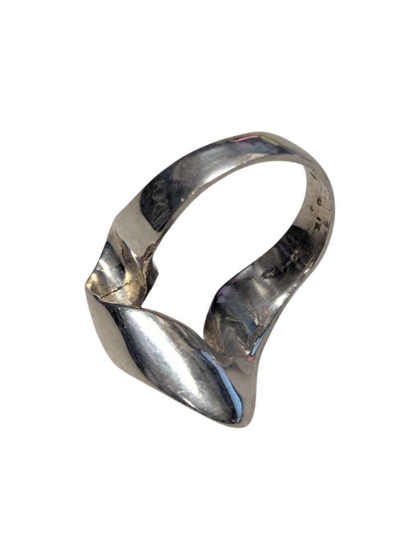 Lot of 5 Sterling Silver Rings – Amber & Statement Styles