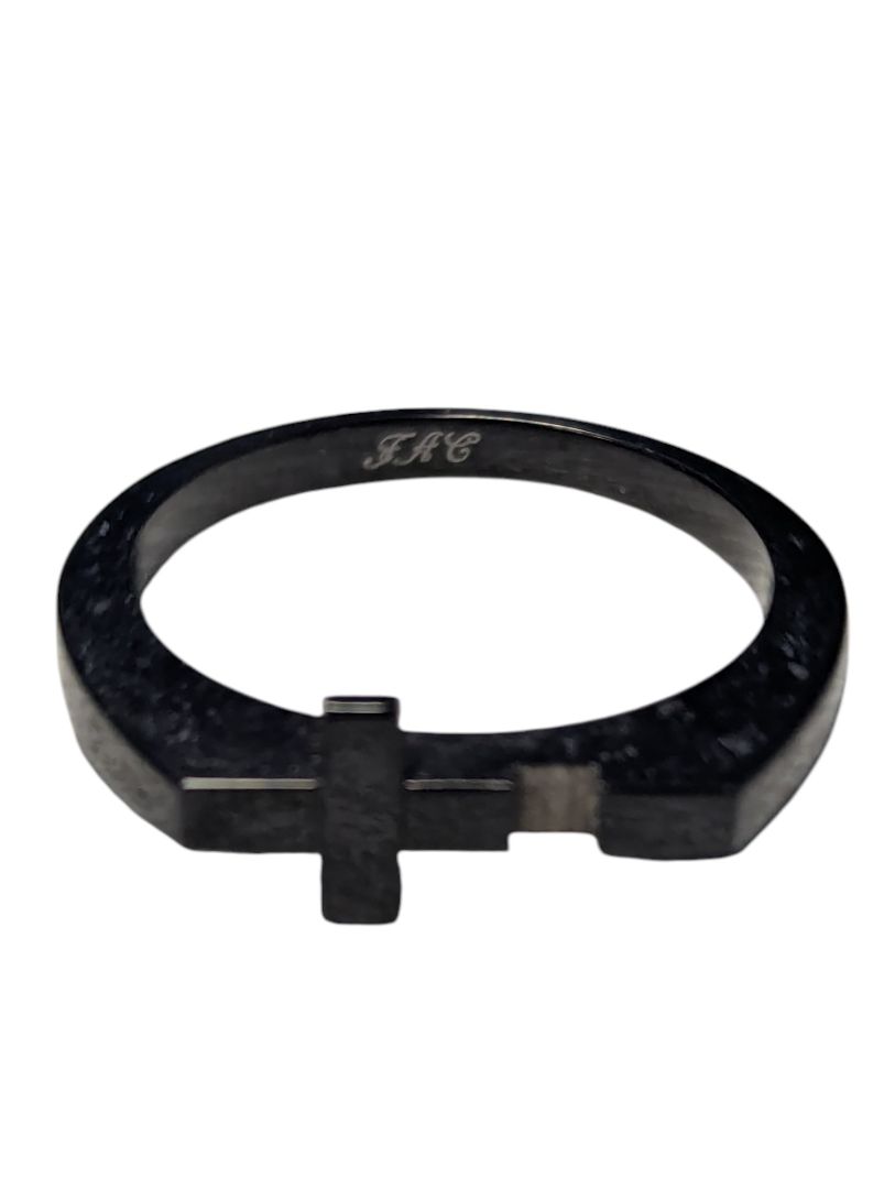 Lot of 5 Sterling Silver & Costume Rings – Red Cabochon & Band Styles