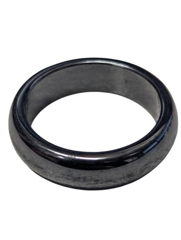 Lot of 5 Sterling Silver & Costume Rings – Red Cabochon & Band Styles