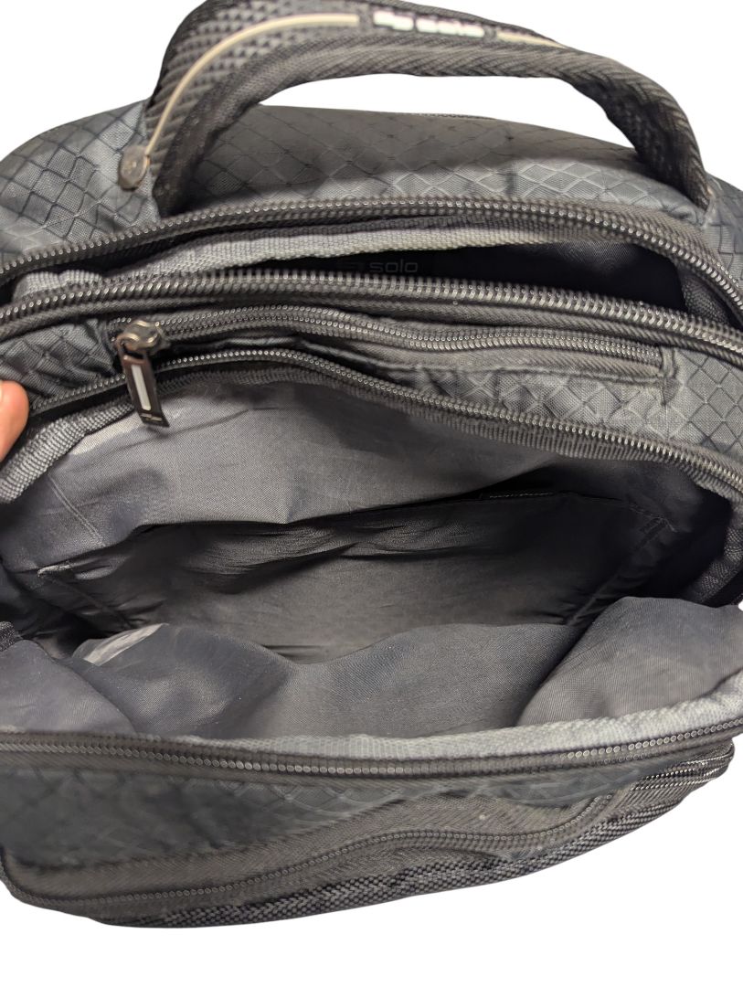 Solo Black Laptop/Commuter Backpack