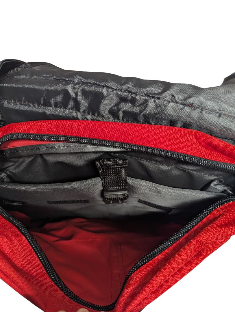 Molson Canadian branded promotional messenger bag