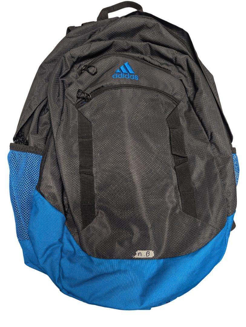 Adidas Black & Blue Sports Backpack