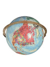 16″ Vintage Terrestrial Globe on Metal Tilt Stand