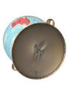 16″ Vintage Terrestrial Globe on Metal Tilt Stand