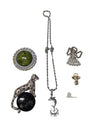 Lot of 5 Brooches & Pendant Necklaces